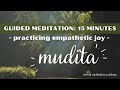 Source guided meditation mudita 15minute guided meditation  davidji