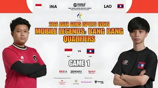 INDONESIA vs LAOS I ASIAN GAMES 2026 QUALIFIERS - GAME 1 I Mobile Legends screenshot 1