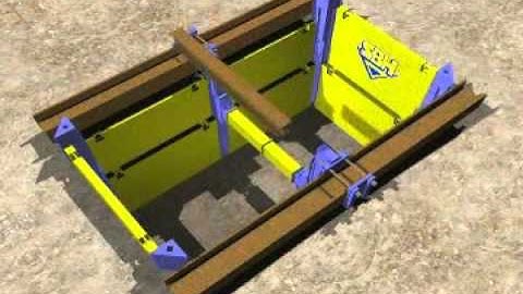 Trench Shoring Company SBH Slide Rail - Strut Free