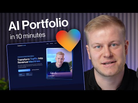 AI made this Portfolio Website in 10 minutes... Lovable Vibe Coding Tutorial