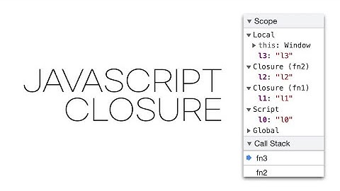 JavaScript - closure