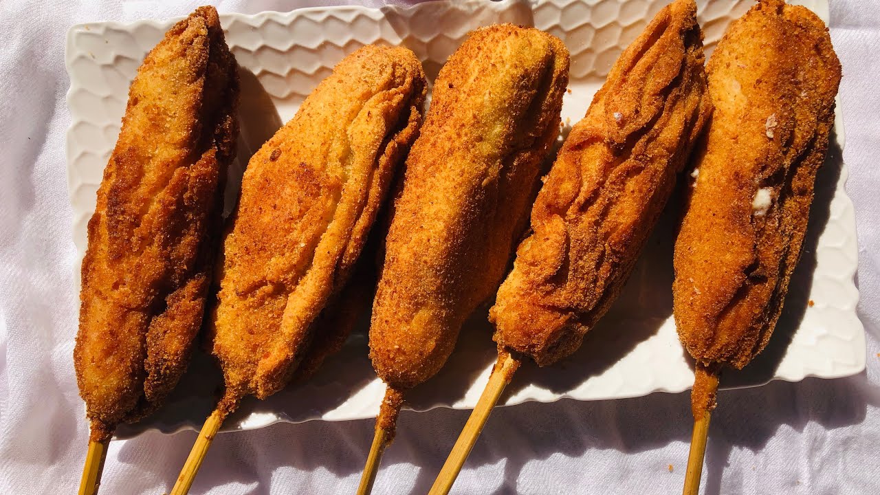 How To Make cheese Corn Dog Recipe / Korean Street Food \ Famous Korean