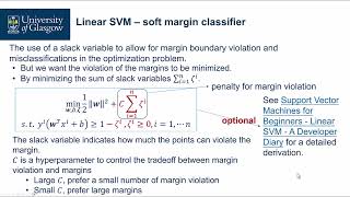030 - Support Vector Machines： Linear SVM of Soft Margin Classifier