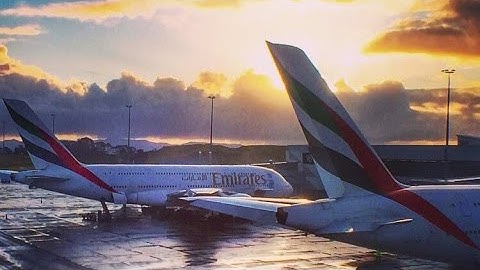 Emirates First Class, Flying Over The Tasman Sea