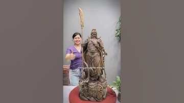 Quan Vân Trường Gỗ Trắc Xanh Siêu Kĩ Nét #tuonggodocdao #tuongquancong