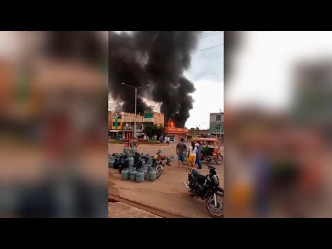 Incendio en Picota no puede ser controlado hasta el momento