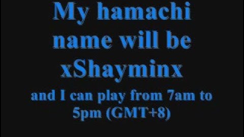 NEW! Pokemon Hamachi Server!