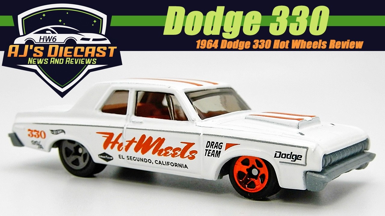 1964 Dodge 330 Hot Wheels Diecast Review (Drag Racing Muscle Car