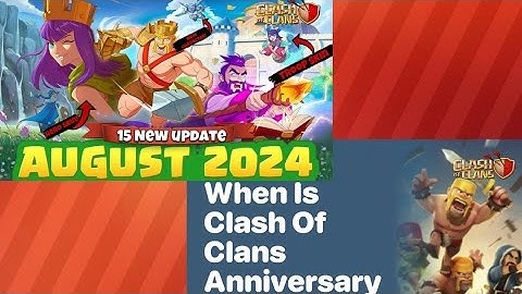 COC Anime season is here. Happy 12th clashiversary#clashofclans#video