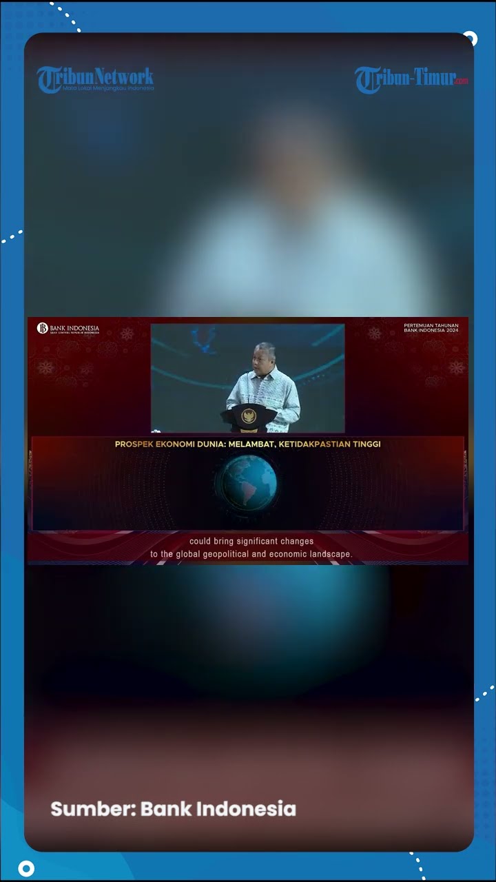 Gubernur BI Sebut Ekonomi dunia akan Melambat di 2025-2026