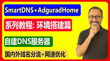 从零开始搭建SmartDNS +AdguradHome高效DNS服务器保姆级教程(环境搭建篇) VPS环境搭建、ssh密钥登录配置、docker-compose安装！国内外域名分流+超强网速优化