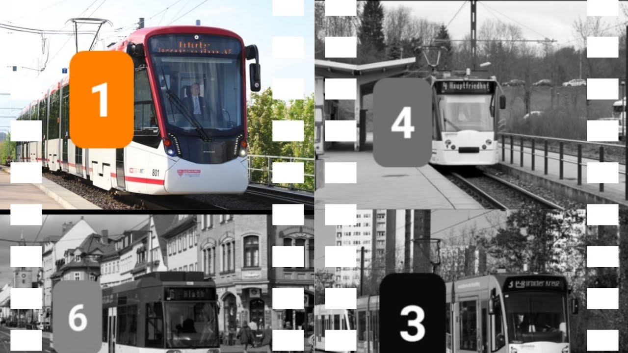 Mitfahrt mit der Linie 1 von [P+R] Europaplatz nach Thüringenhalle