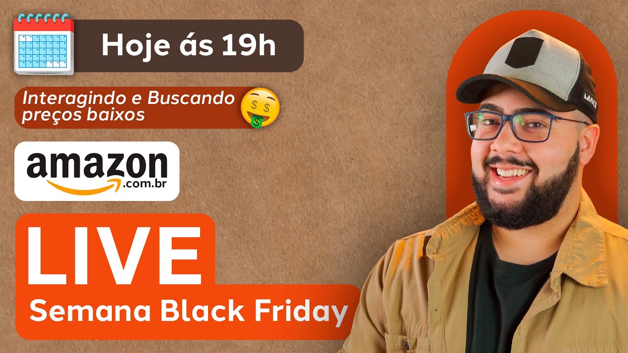 LIVE SEMANA BLACK FRIDAY AMAZON BRASIL! Interagindo e buscando as MELHORES PROMOÇÕES! YouTube