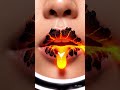 AI ASMR Lava Lipstick Transformation 🔥 #aiasmr #relaxing #satisfying #makeup #lipstick #youtube #yt