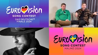 EUROlisten: Max Mutzke - Forever Strong REACTION (Das Deutsche Finale 2024, Eurovision Song Contest)