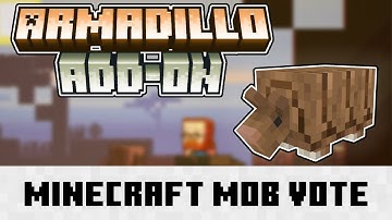 Armadillo Add-on | Minecraft Mob Vote 2023