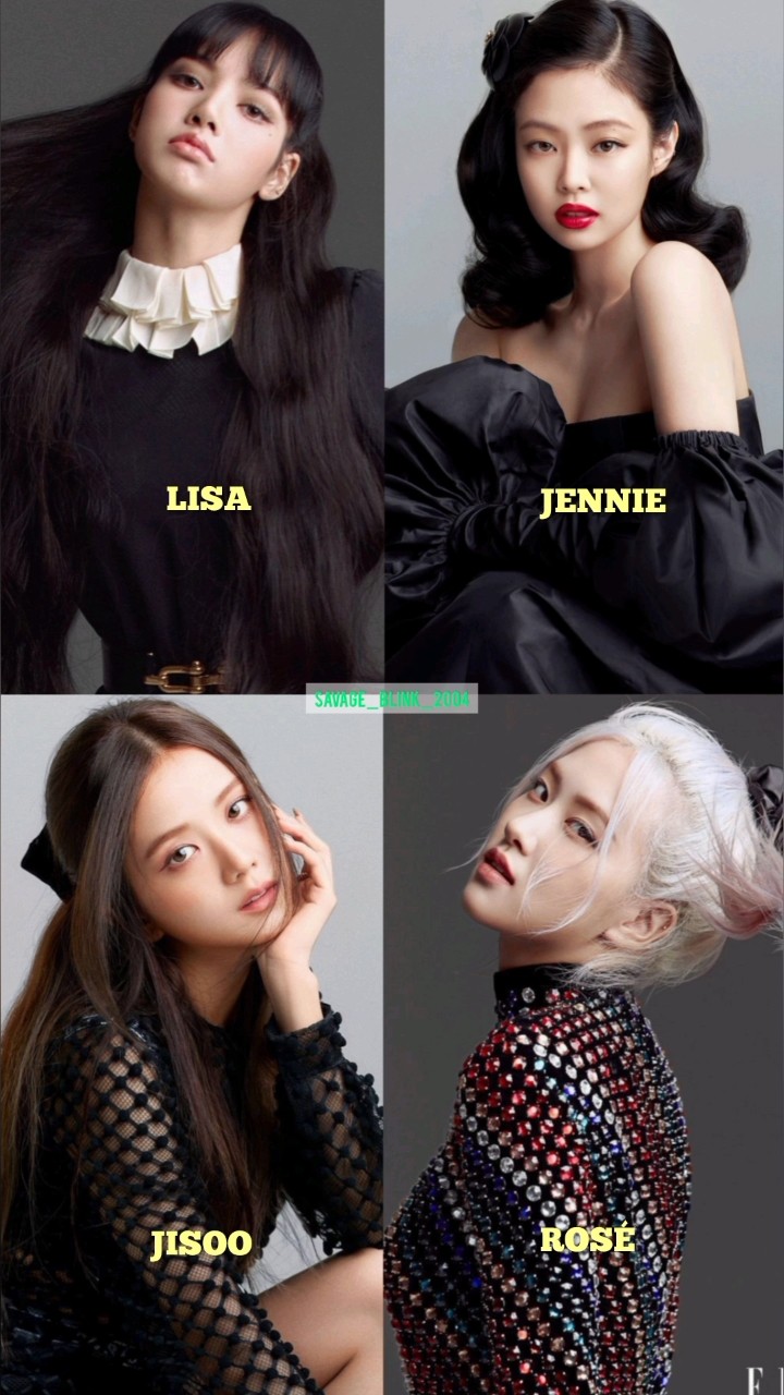BLACKPINK WITH DIFFERENT HAIRSTYLES ?? #lisa #jennie #jisoo #rosé #blackpink #shorts