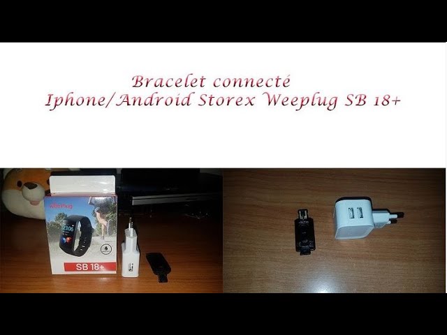 Bracelet connecté SB18 Storex - YouTube