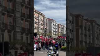 Masiva huelga en Cantabria
