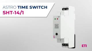 SHT-14/1 Wi-Fi Astro Time Switch | Smart Automation in Just 1 Module @EtigroupEurope