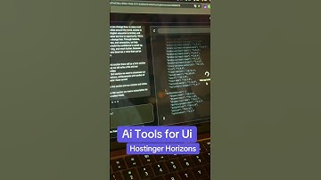 Generate Ui Using Ai - Hostinger Horizons #ai #uiDesign #webDevelopment #minhazulasif