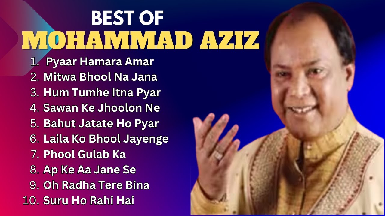 Mohammad Aziz Duet Song  Best of Mohammad Aziz  Bollywood TOP 10 Hindi song