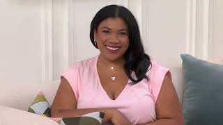 Jen by Jennifer Miller Lab Grown Signature Heart Necklace on QVC