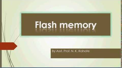 flash memory part 1