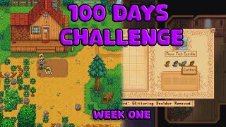 100 Days Challenge - Week One