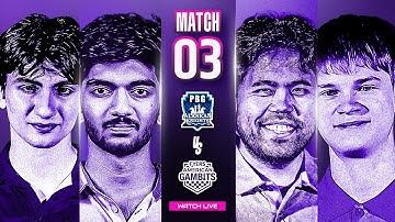 Tech Mahindra Global Chess League Season 3 Day 1 LIVE | Matches 1-3 | Hinglish