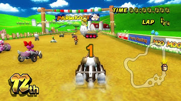 Mario Kart Wii running on Dolphin Emu