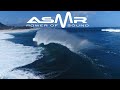 Asmr  surfing relaxing music and ocean sounds banzai pipeline
