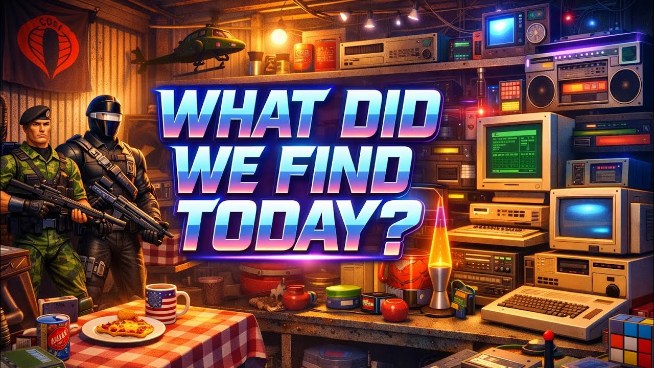 What Did We Find Today?! G.I. Joe, Retro Computers & Kitchen Treasures