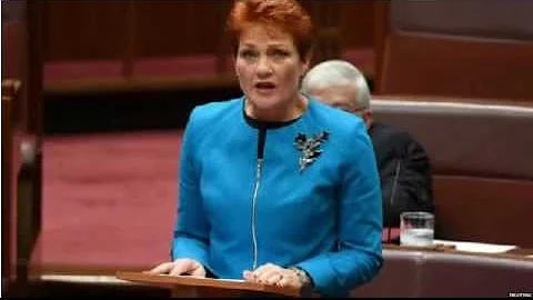 Sen Hanson: Australia Being Swamped By Muslims, Se...