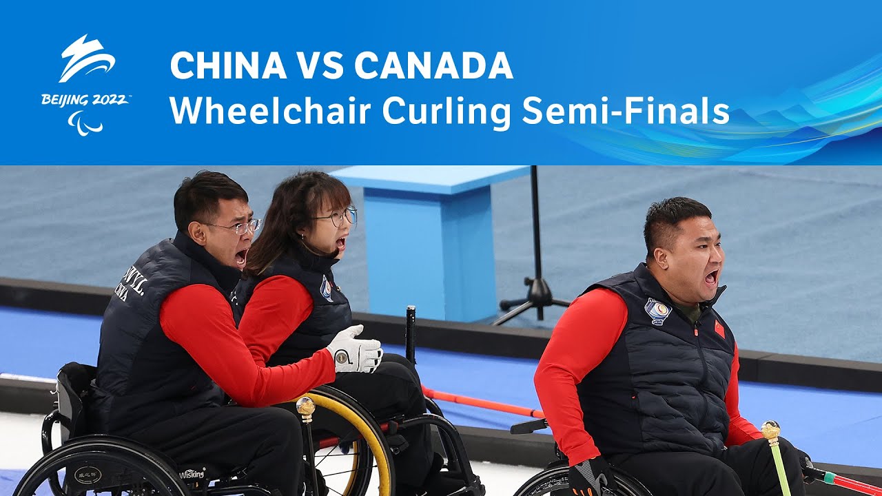 China vs Canada Wheelchair Curling Semi-Finals Day 7 Beijing 2022 Paralympic Winter Games