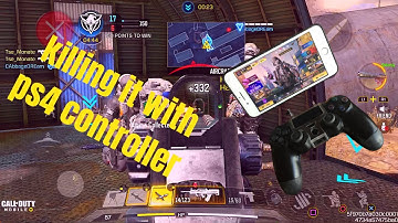 CoD Mobile Gameplay: Killing it with the PS4 Controller!!!