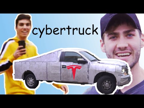 I Made My Own Cybertruck, Then Brought It To Tesla…