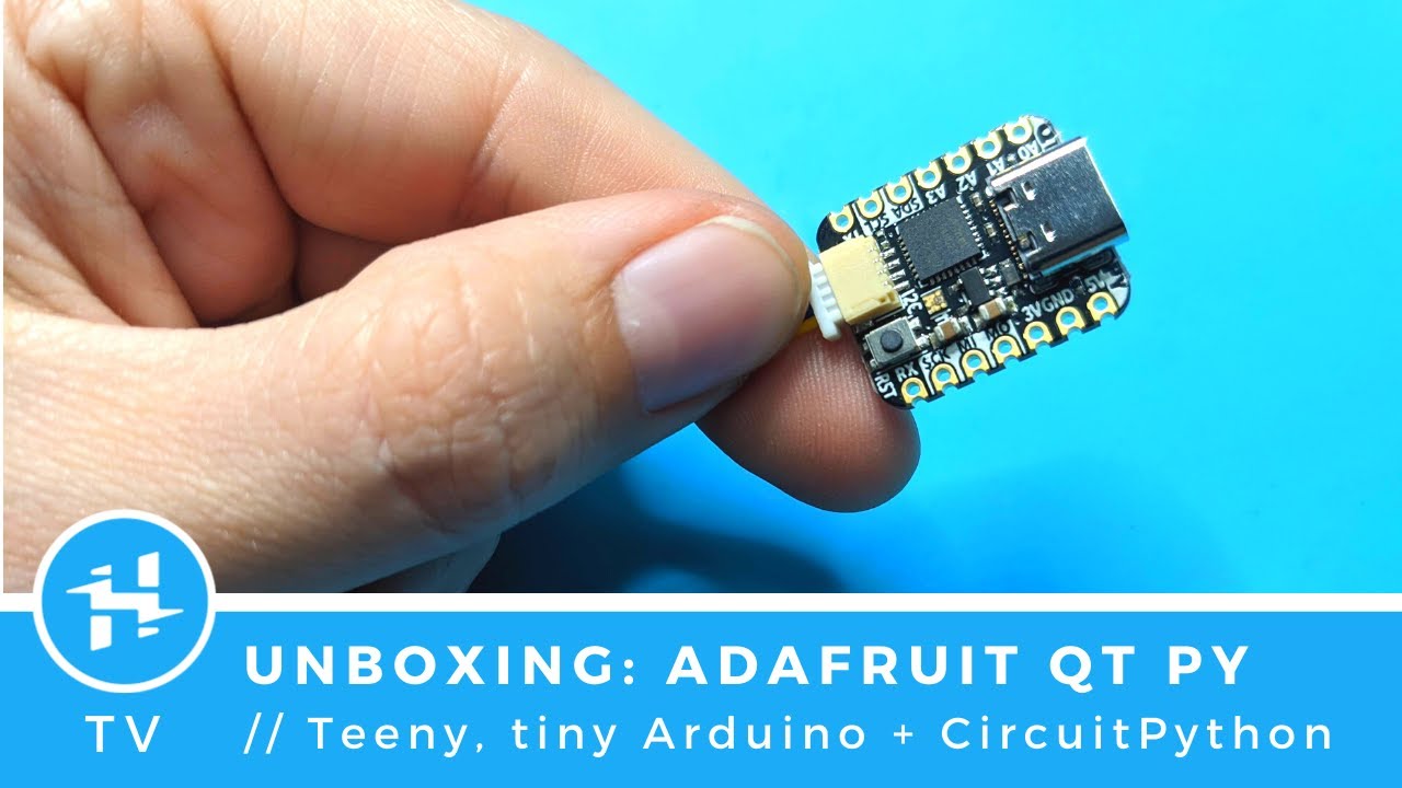 Adafruit's Teeny, Tiny QT Py // Unboxing - YouTube