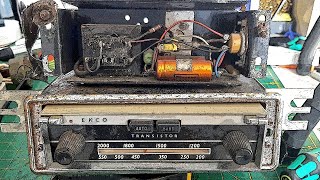 Sunday LIVE : Ekco CP 920 'TWIN-SET' car portable radio fault finding