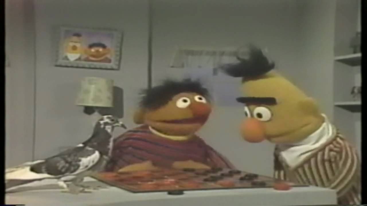 Bird Brain Checkers With Bert & Ernie (HD) YouTube