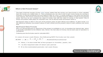 Internal Rate of Return | P.DEVIE ABIRAMI | Assistant Professor | SNS INSTITUTIONS