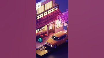 Come in ;) Made in #blender3d #shorts #isometric