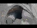 Rainstorms open large sinkhole in Decatur neighborhood