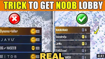 How To Get Noob Lobby (Asia Server) || Global || Pubg Mobile Tips And Tricks