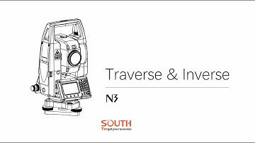 How to traverse & Inverse on the South N3 Total Station