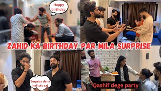 Zahid Ke Birthday Party mila surprise😂| Qashif bhai dege Party | AALTU FALTU |