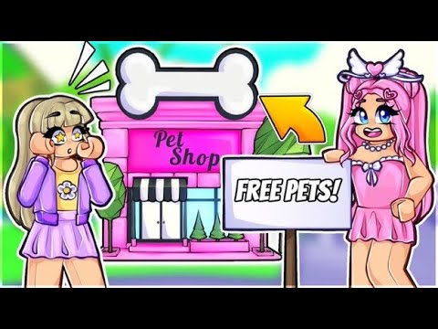 I Opened A Free Pet Shop In Adopt Me...Then This Happened *Shocking*