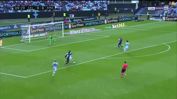 Ronaldo first goal 1 vs 0 celta de vigo 2017