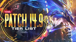PATCH 14.9 MID LANE TIER LIST by Shok 15,449 views 1 month ago 15 minutes