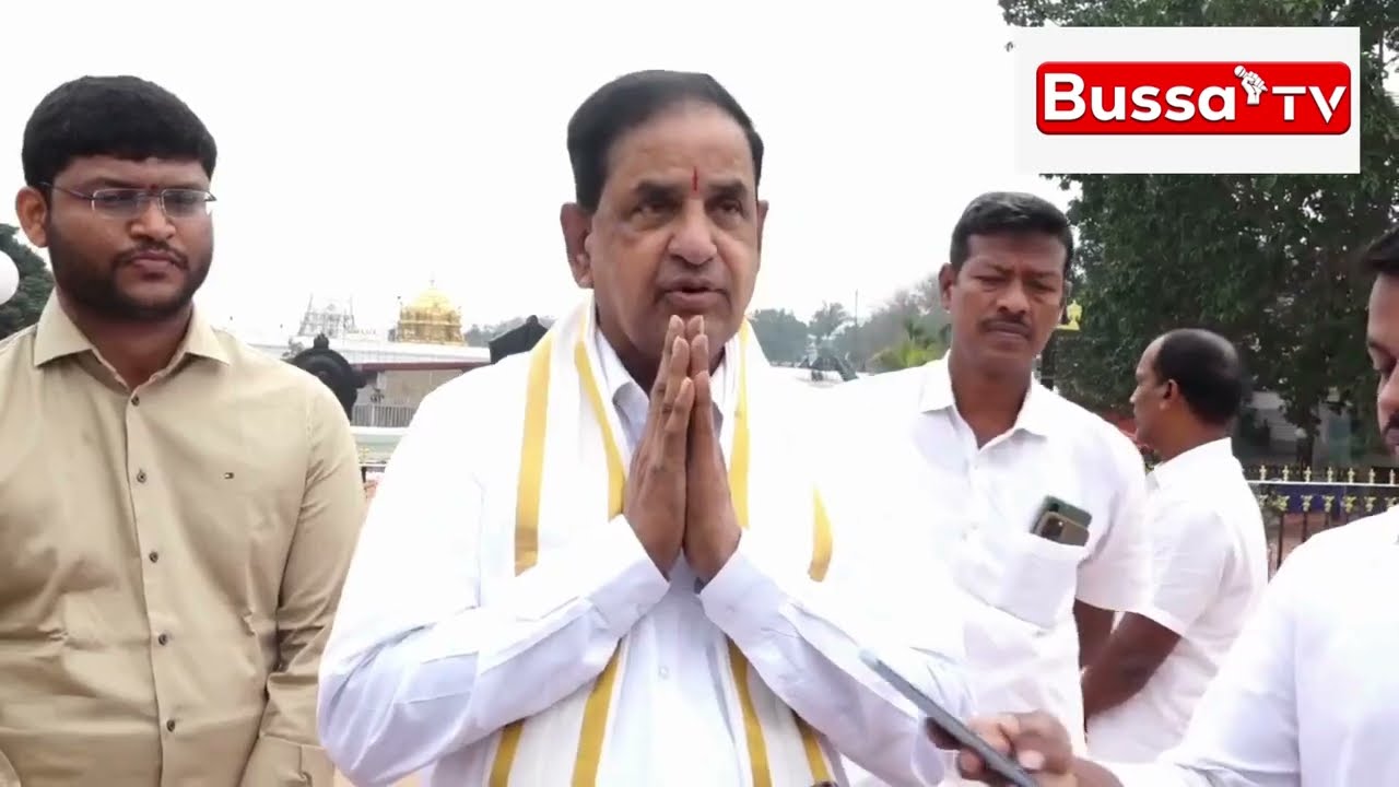 TTD Chairman BR Naidu inspects Arrangements For Vaikunta Dwara Darshanam || Bussa tv